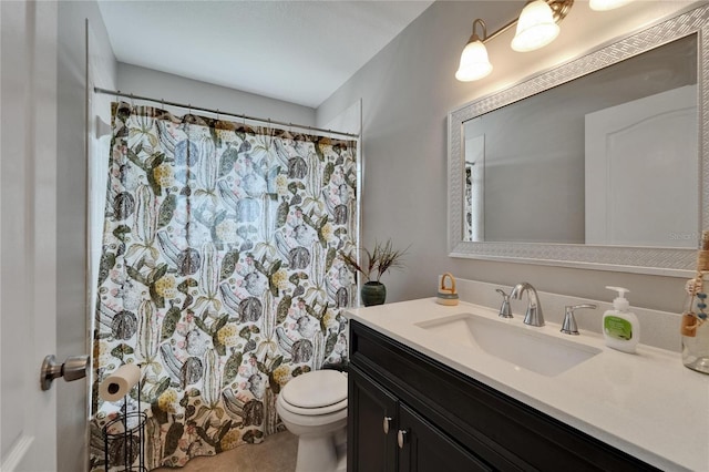 607 Tuscanny St, Brandon, FL 33511 - full bath with vanity, tile patterned flooring, and curtained shower