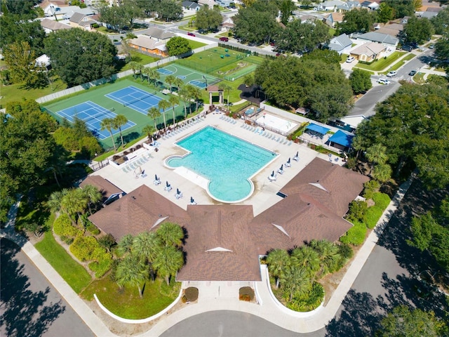 607 Tuscanny St, Brandon, FL 33511 - view of property location with a pool