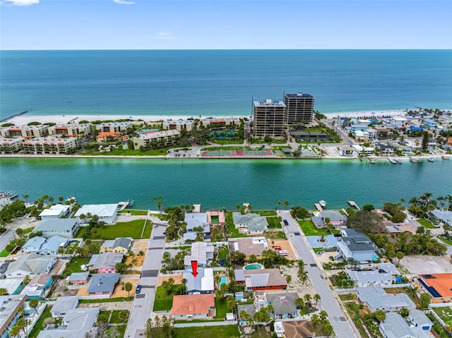 621 77th Ave, St Pete Beach, FL 33706 - aerial view of a large body of water
