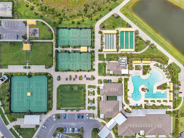 31530 Magna Gulf Loop, San Antonio, FL 33576 - aerial view of property's location with a pool area