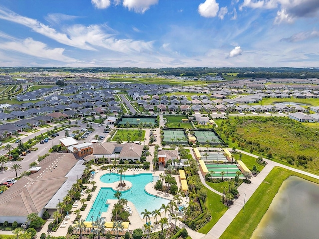 31530 Magna Gulf Loop, San Antonio, FL 33576 - aerial perspective of suburban area featuring a pool