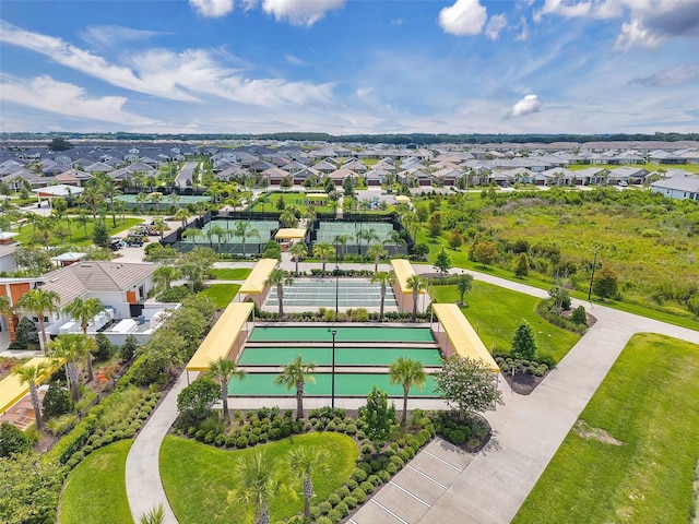 31530 Magna Gulf Loop, San Antonio, FL 33576 - aerial perspective of suburban area featuring a pool area