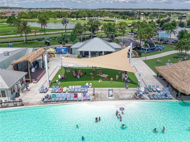31530 Magna Gulf Loop, San Antonio, FL 33576 - view of pool featuring a water view