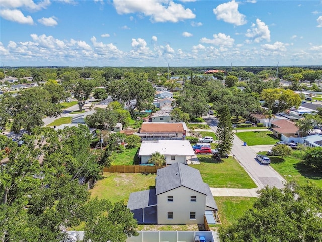 7806 N Matanzas Ave, Tampa, FL 33614 - aerial perspective of suburban area with a tree filled landscape