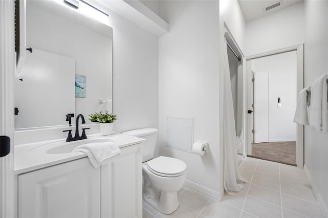1760 W Shanelle Path, Lecanto, FL 34461 - full bath featuring vanity, tile patterned flooring, and shower / bath combination with curtain