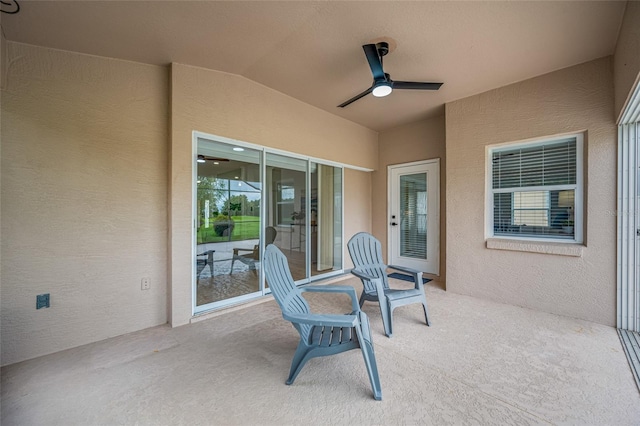 1760 W Shanelle Path, Lecanto, FL 34461 - view of patio featuring a ceiling fan