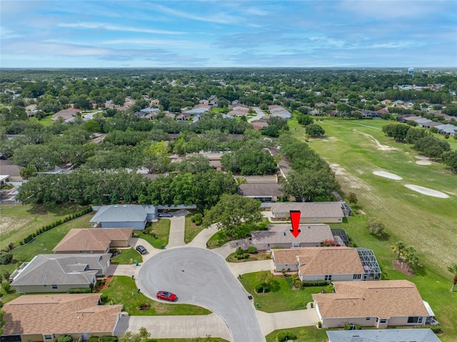 1760 W Shanelle Path, Lecanto, FL 34461 - aerial perspective of suburban area with a golf club