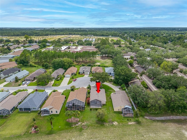 1760 W Shanelle Path, Lecanto, FL 34461 - aerial overview of property's location with nearby suburban area