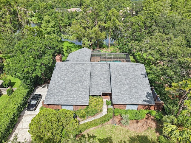 4128 Carrollwood Village Dr, Tampa, FL 33618 - aerial view of property and surrounding area featuring a large body of water