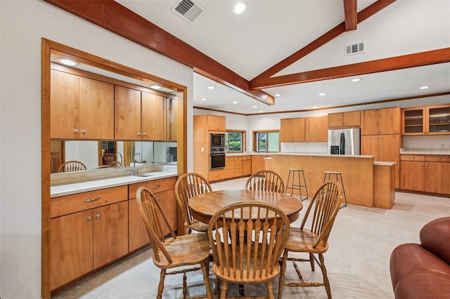 4128 Carrollwood Village Dr, Tampa, FL 33618 - dining area featuring recessed lighting