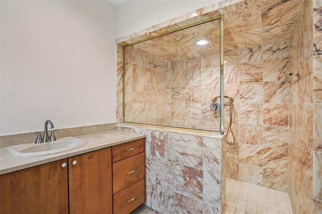 4128 Carrollwood Village Dr, Tampa, FL 33618 - full bath with a walk in shower and vanity