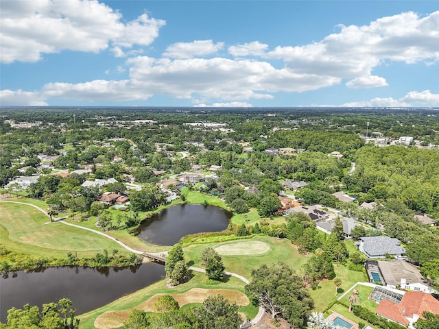 4128 Carrollwood Village Dr, Tampa, FL 33618 - aerial view of residential area featuring a nearby body of water and a local golf course