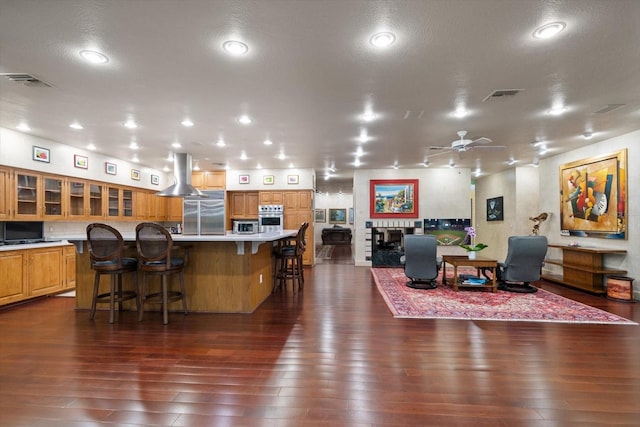 1835 Alicia Way, Clearwater, FL 33764 - interior space with recessed lighting and a ceiling fan