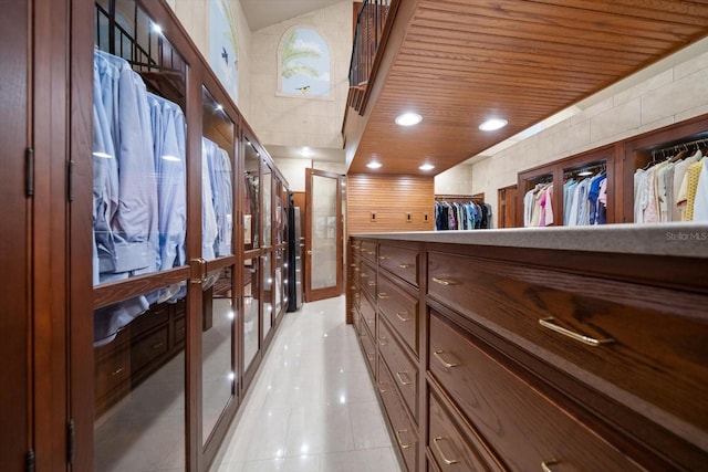 1835 Alicia Way, Clearwater, FL 33764 - walk in closet featuring light tile patterned floors