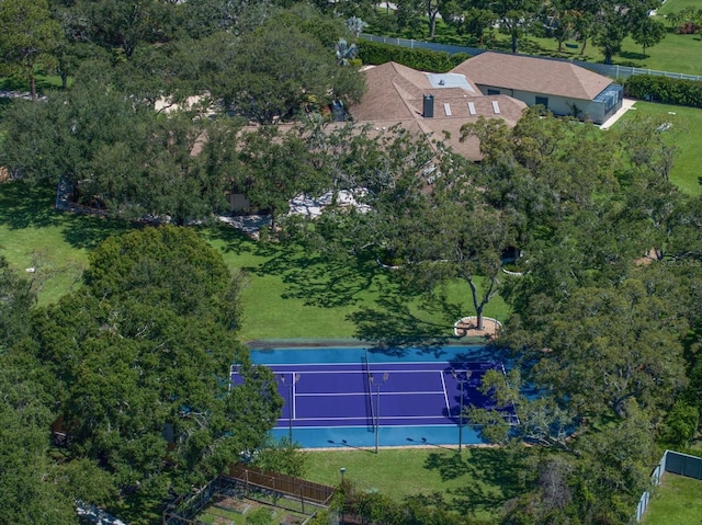 1835 Alicia Way, Clearwater, FL 33764 - drone / aerial view of a tree filled landscape and a nearby body of water