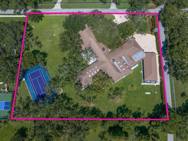 1835 Alicia Way, Clearwater, FL 33764 - aerial view of property's location featuring property boundaries highlighted