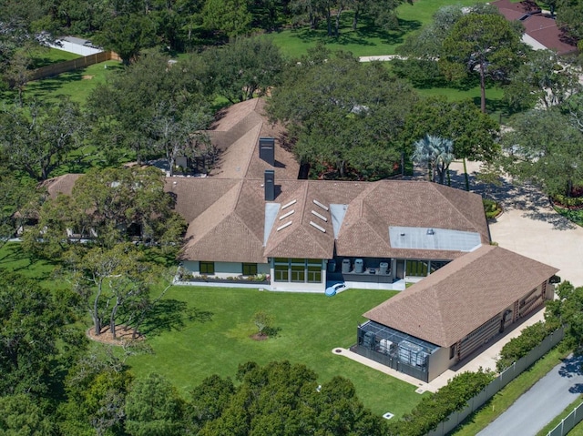 1835 Alicia Way, Clearwater, FL 33764 - view from above of property