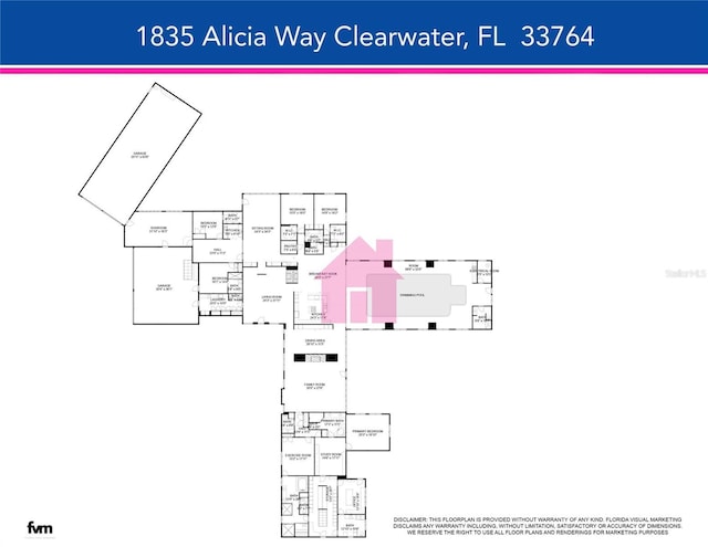 1835 Alicia Way, Clearwater, FL 33764 - view of room layout