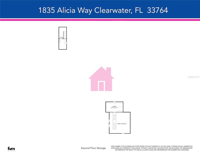 1835 Alicia Way, Clearwater, FL 33764 - view of property floor plan