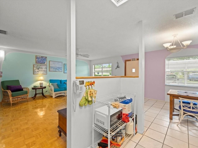 2357 Walton Cir Unit M6, Palm Harbor, FL 34683 - corridor with a textured ceiling