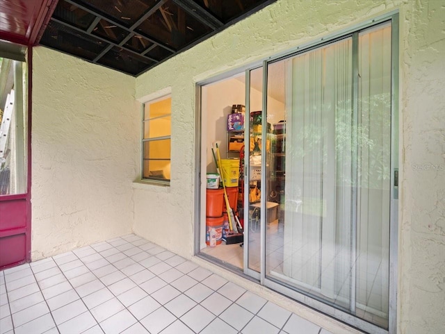 2357 Walton Cir Unit M6, Palm Harbor, FL 34683 - property entrance featuring stucco siding