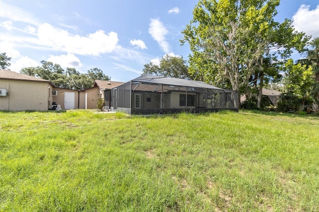 271 Eastpoint Ct, Spring Hill, FL 34606 - view of yard featuring glass enclosure