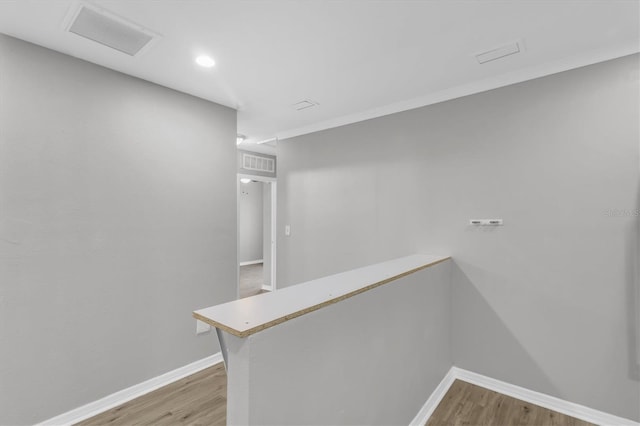 271 Eastpoint Ct, Spring Hill, FL 34606 - hall with light wood-style floors and recessed lighting