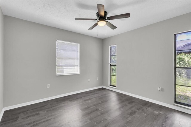 271 Eastpoint Ct, Spring Hill, FL 34606 - empty room with dark wood-type flooring and ceiling fan