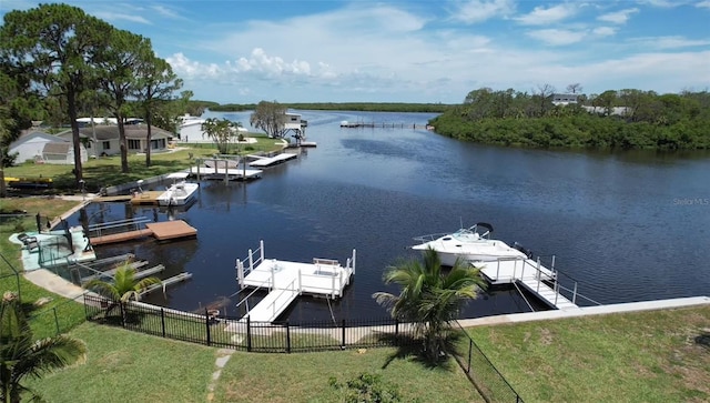 6711 Arroyo Dr, New Port Richey, FL 34652 - dock featuring a water view