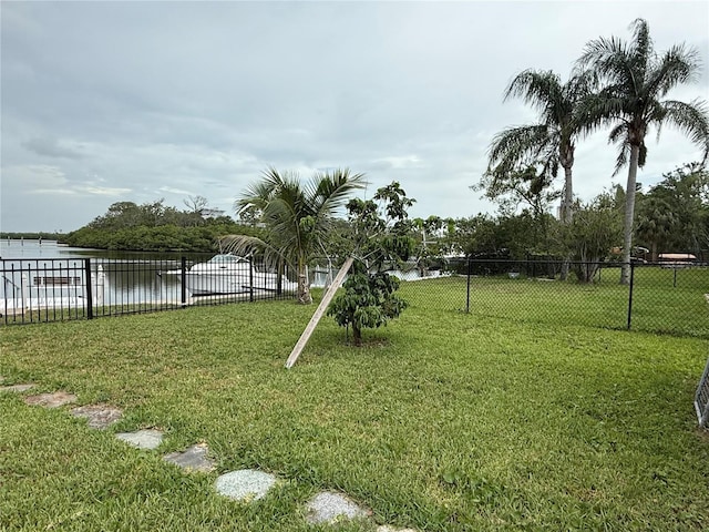 6711 Arroyo Dr, New Port Richey, FL 34652 - view of yard featuring a water view