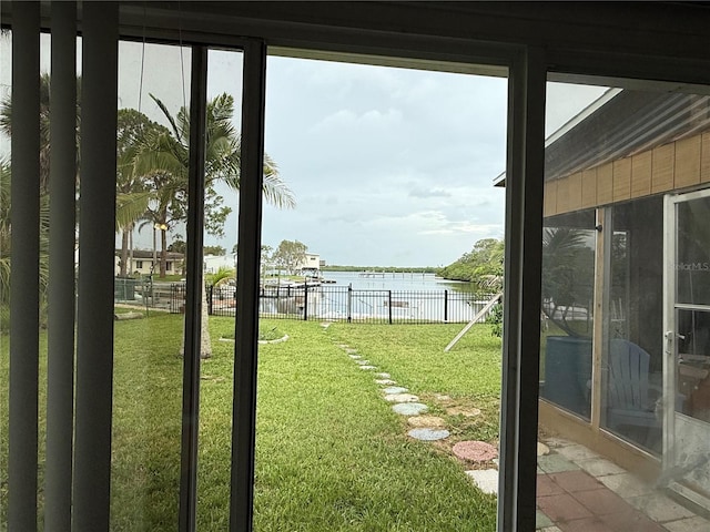 6711 Arroyo Dr, New Port Richey, FL 34652 - view of yard featuring a water view