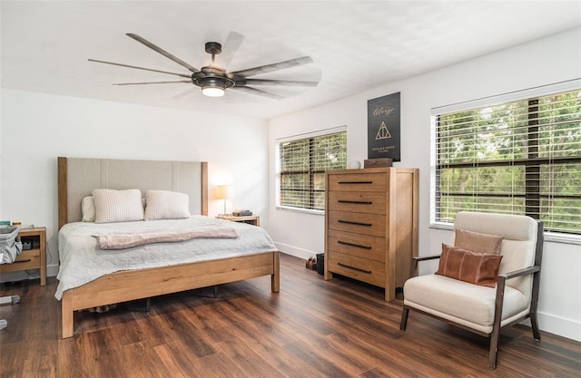 11414 Donneymoor Dr, Riverview, FL 33569 - bedroom with multiple windows and wood finished floors