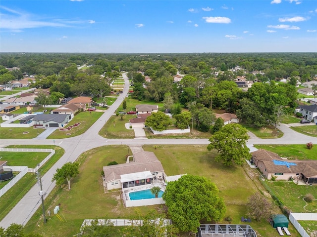 9171 Horizon Dr, Spring Hill, FL 34608 - aerial view of property's location with a pool and nearby suburban area