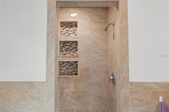 9171 Horizon Dr, Spring Hill, FL 34608 - bathroom view of a tile shower