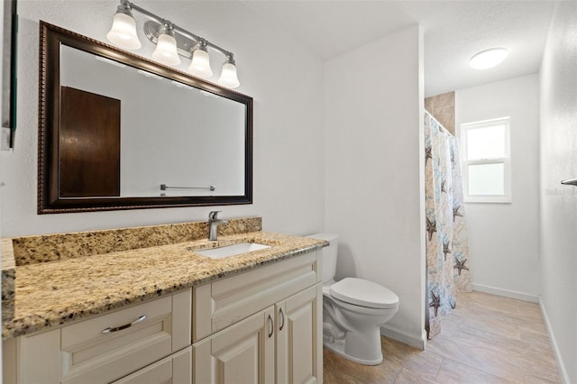 9171 Horizon Dr, Spring Hill, FL 34608 - bathroom featuring vanity and a shower with shower curtain