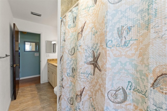 9171 Horizon Dr, Spring Hill, FL 34608 - full bath with vanity and a shower