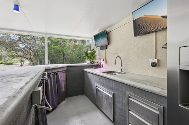 14509 Mayer Ave, Hudson, FL 34669 - patio / terrace with a sink