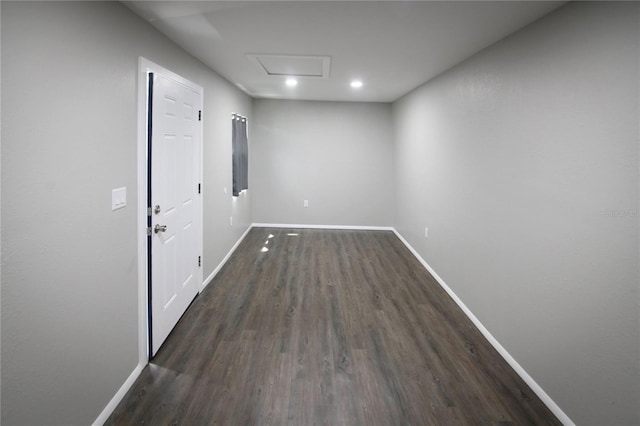 5018 Pine St, Seffner, FL 33584 - hallway featuring wood finished floors and recessed lighting