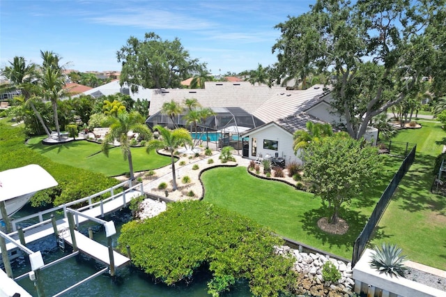 6605 Seabird Way, Apollo Beach, FL 33572 - view of subject property with a nearby body of water