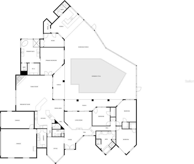 6605 Seabird Way, Apollo Beach, FL 33572 - view of property floor plan