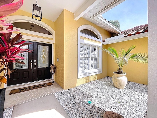 1358 Forestedge Blvd, Oldsmar, FL 34677 - property entrance with stucco siding
