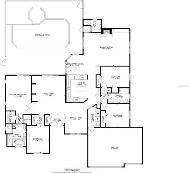 1358 Forestedge Blvd, Oldsmar, FL 34677 - view of room layout