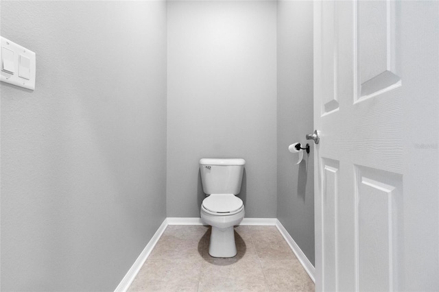 317 Royal Bonnet Dr, Apollo Beach, FL 33572 - bathroom featuring toilet and tile patterned floors