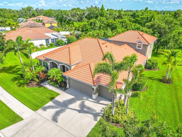 317 Royal Bonnet Dr, Apollo Beach, FL 33572 - aerial view of property and surrounding area with a forest