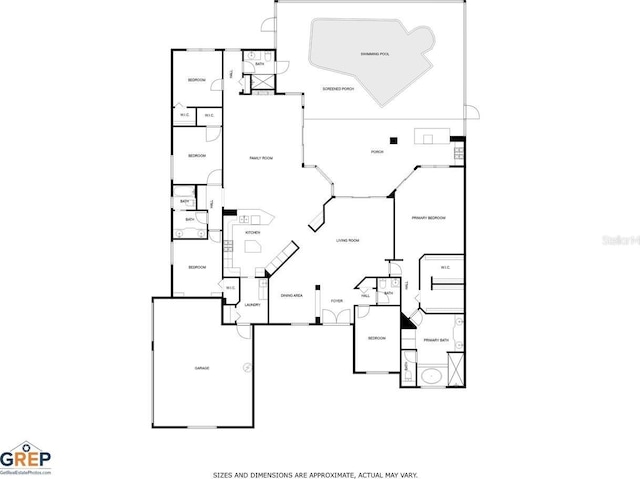4521 Cheval Blvd, Lutz, FL 33558 - view of floor plan / room layout