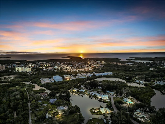 4915 S Rd, New Port Richey, FL 34652 - aerial overview of property's location featuring a large body of water