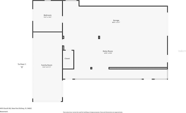 4915 S Rd, New Port Richey, FL 34652 - view of floor plan / room layout