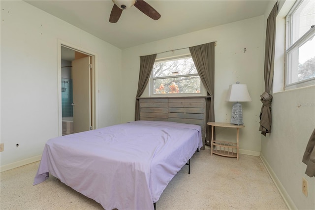 33 Cypress Dr, Palm Harbor, FL 34684 - bedroom featuring multiple windows and ceiling fan