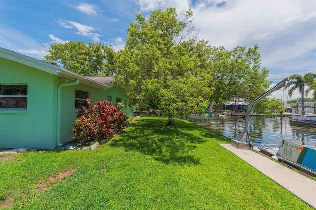 33 Cypress Dr, Palm Harbor, FL 34684 - view of green lawn with a water view