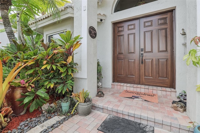 17001 NW 20th St, Pembroke Pines, FL 33028 - property entrance featuring stucco siding